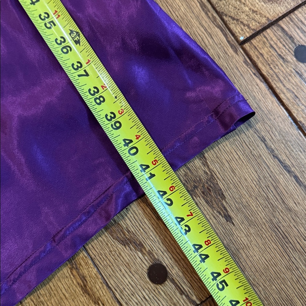 NWT Meshki Tyler Strapless Satin Midi Dress Purple Grape‎ Size Small - Picture 10 of 10